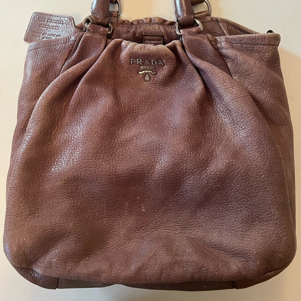 Prada Slouchy Hobo Shoulder Bag | The Original Deerskin Vintage